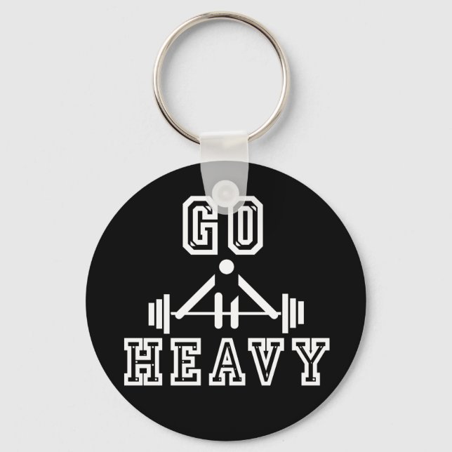 Go heavy keychain (Front)