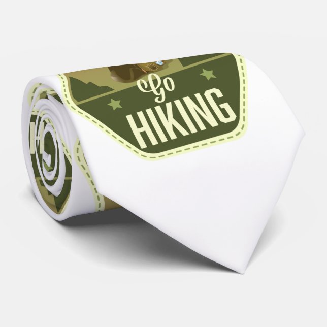 Go hiking Patch Tie (Rolled)