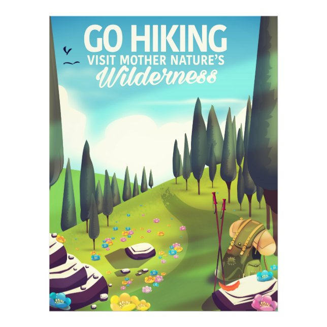 Go Hiking! Photo Print (Front)