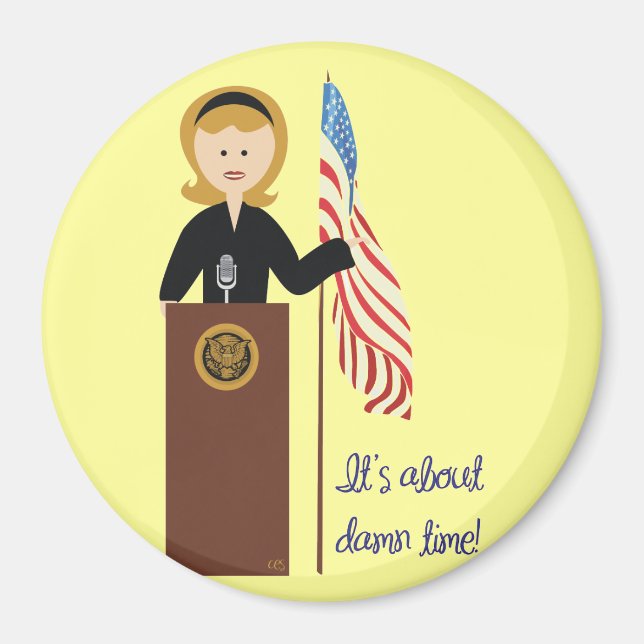 Go Hillary Magnet (Front)