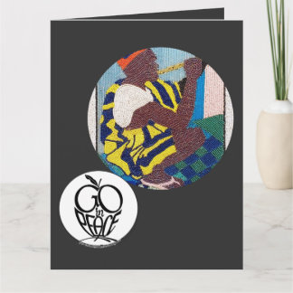 Go in Peace Fluits Playing...Folded Greeting Card