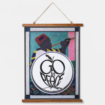 GO in PEACE  Wall Topper Hanging Tapestry
