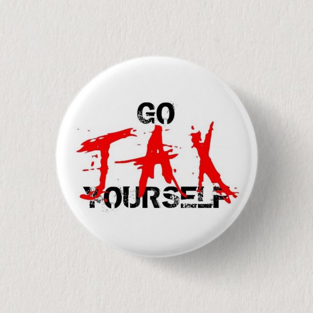 GO JAX YOURSELF 1 INCH ROUND BUTTON (Front)