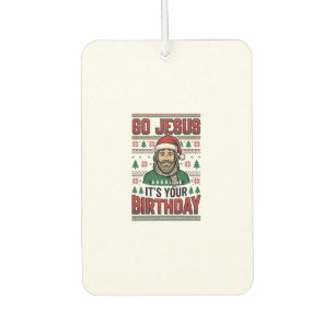 Go Jesus Christmas Birthday Vintage Shirt Air Freshener