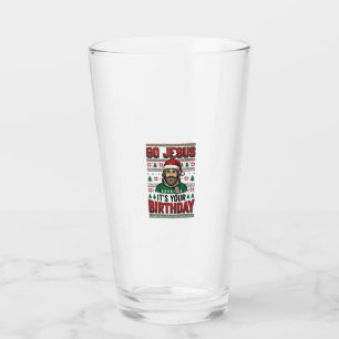 Go Jesus Christmas Birthday Vintage Shirt Glass