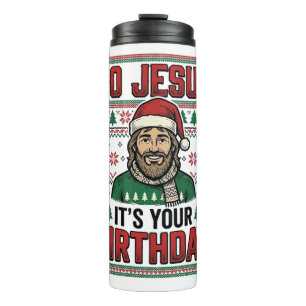 Go Jesus Christmas Birthday Vintage Shirt Thermal Tumbler
