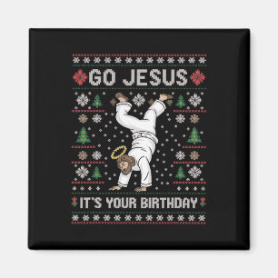 Go Jesus It's Your Birthday Christian Holiday  Magnet