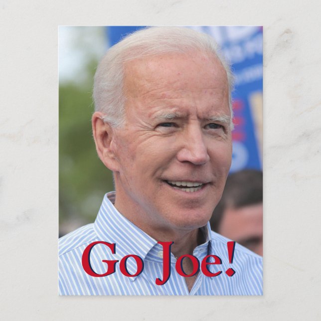 Go Joe! Postcard (Front)