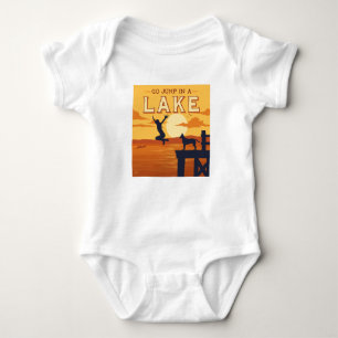 Go Jump In A Lake Baby Bodysuit