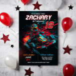 Go Kart Birthday Invitation | Racing Invite<br><div class="desc">Get ready to race into a birthday celebration with our Go Kart Party Invite! Perfect for any age,  whether for teens or kids,  this exciting design is fully customizable with your party details. Start your engines and invite your guests to a fast-paced,  unforgettable day of fun!</div>
