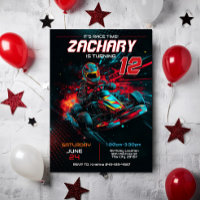 Go Kart Invitation d'anniversaire | Invitation de