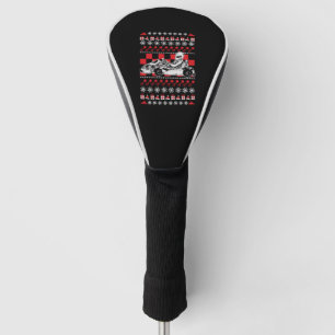 Go Kart Racing Christmas Golf Head Cover