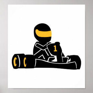 Go Kart racing Poster