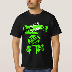 Go Kart Racing "Race Ready" Graffiti T-shirt 