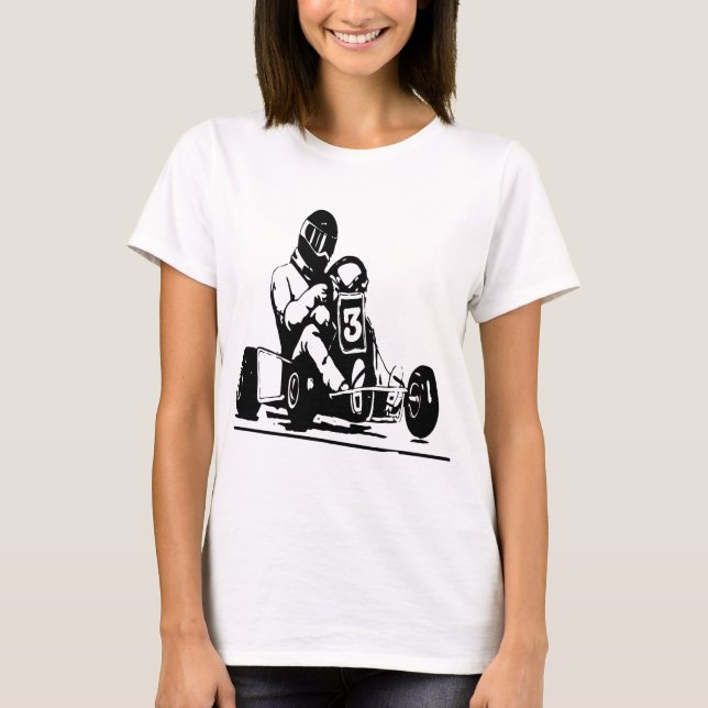 Go Kart Racing T-Shirt (Front)