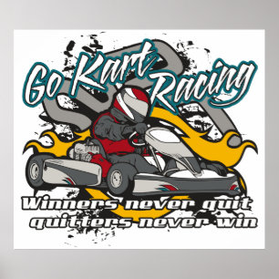 Go Kart Winners Poster