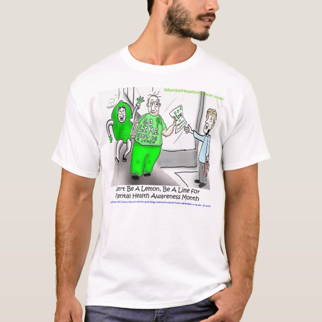 Go Lime for Mental Health Awareness Month T-Shirt (Front)