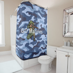 GO Marines blue uniform pattern design