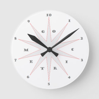 Go Metric Round Clock