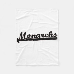 Go Monarchs Soccer Softll Sell Sketll Tll Cheer  Fleece Blanket