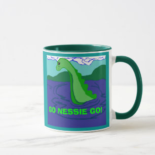 Go Nessie Go saying mug