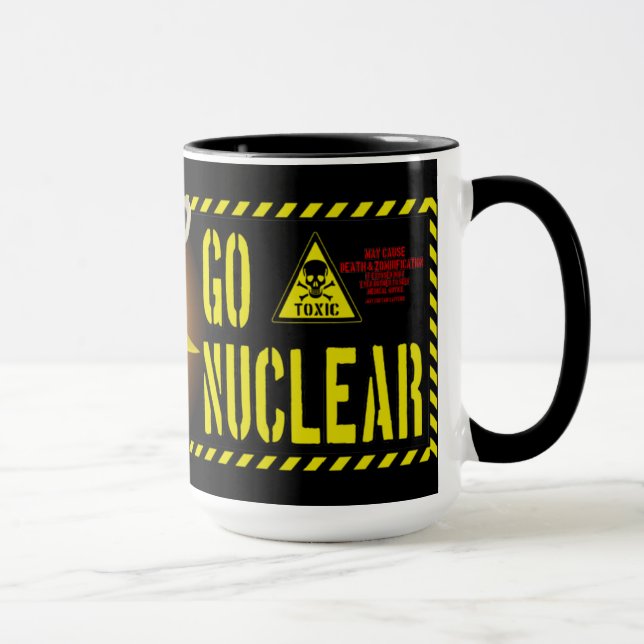 Go Nuclear Cockroach Style Mug (Right)