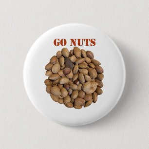 Go Nuts 2 Inch Round Button