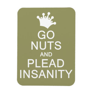 GO NUTS custom colour magnet