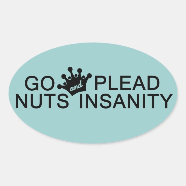 GO NUTS custom colour stickers (Front)