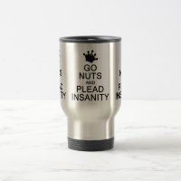 GO NUTS custom mug - choose style, colour
