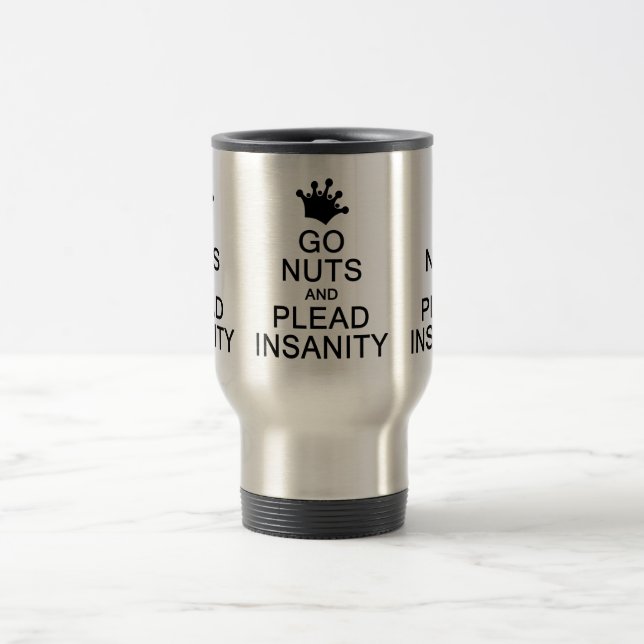 GO NUTS custom mug - choose style, colour (Center)