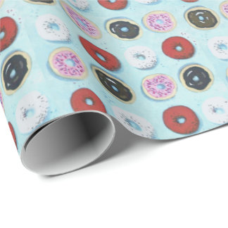 Go nuts for Doughnuts Wrapping Paper
