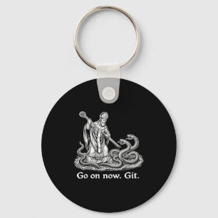 Go on git funny saint patrick irish st patrick day keychain