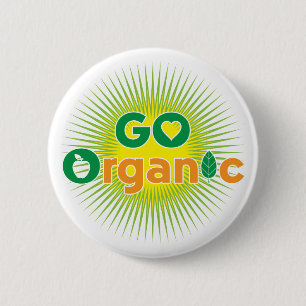 Go Organic 2 Inch Round Button