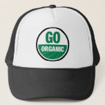 Go Organic Hat<br><div class="desc">Go Organinc White hat. Show your support for local organic farmers and your healthy lifestyle.</div>