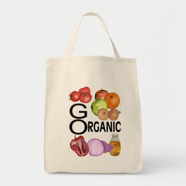 go organic tote bag (Front)
