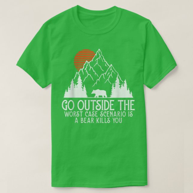 Go Outside The W  T-Shirt (Design Front)