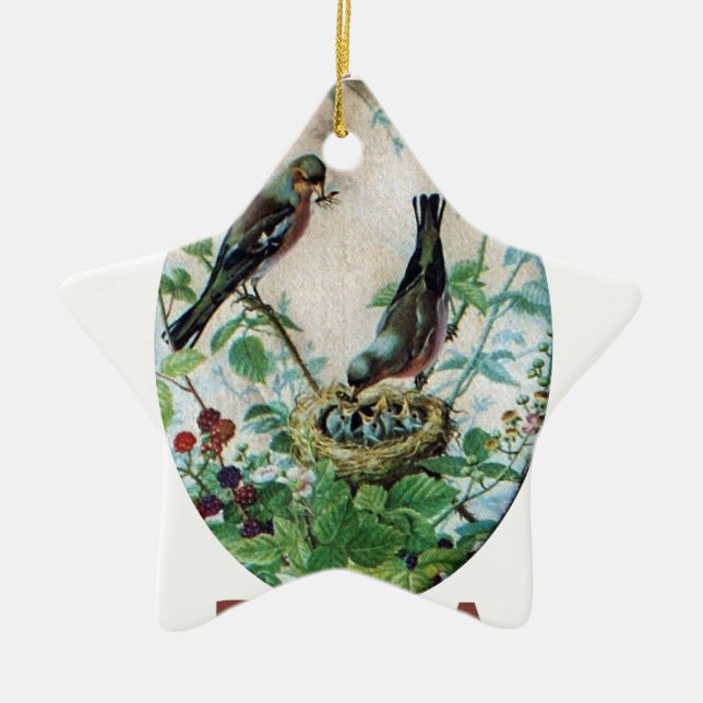 Go Papa Ceramic Ornament (Front)