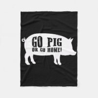 Go Pig Or Go Home Bbq Barbecue Shirt