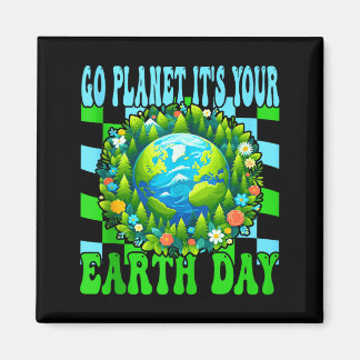 Go planet earth day cute earth nature lovers tank magnet