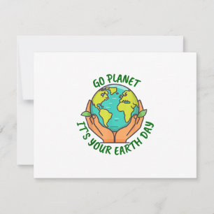 Go Planet It's Your Earth Day 2025 RSVP Card