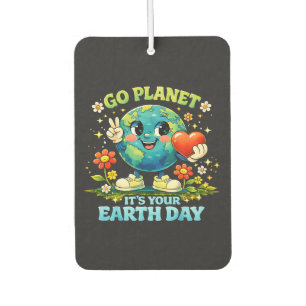  Go Planet It's Your Earth Day green Air Freshener