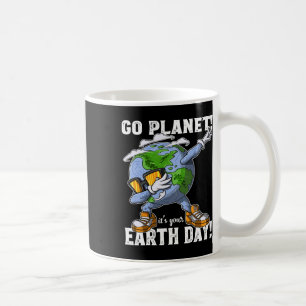 Go Planet It's Your Earth Day T Shirt Dabbing Gift Coffee Mug