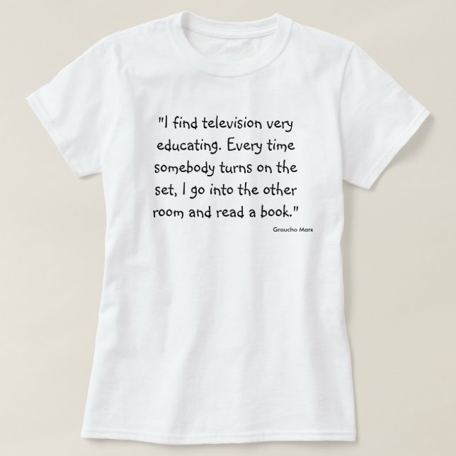 Go Read a Book Shirt (Design Front)