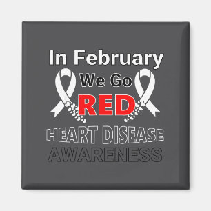 Go Red - American Heart Health Month Awareness In Magnet