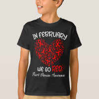 Go Red - American Heart Month Awareness In Februar