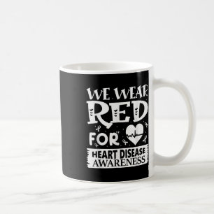 Go Red – Awareness For Us Heart Health Month In Fe Coffee Mug