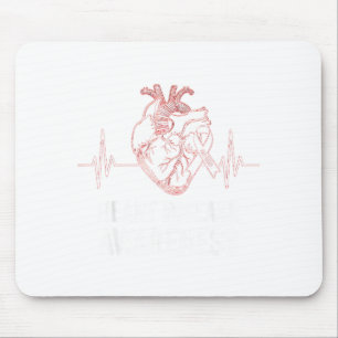 Go Red For Heart Disease Awareness - Chd Support & Mouse Pad