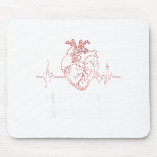 Go Red For Heart Disease Awareness - Chd Support & Mouse Pad (Front)
