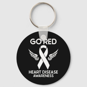 Go Red For Heart Disease Awareness We Wear Red In  Keychain